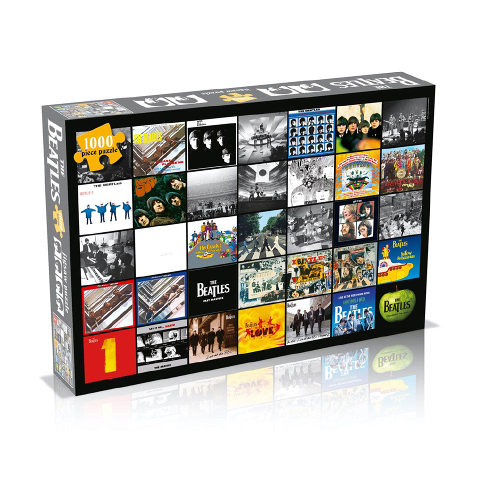 Beatles Album Collage (1000 Piece Jigsaw Puzzle) Puzzle