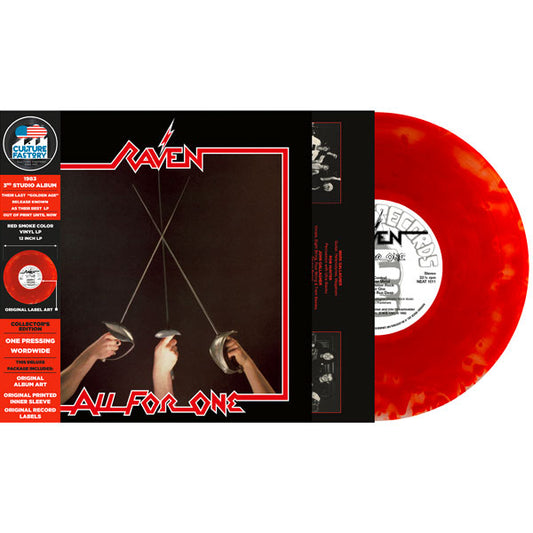 Raven All For One (cloudy Black & Red Vinyl) Vinyl LP Vinyl