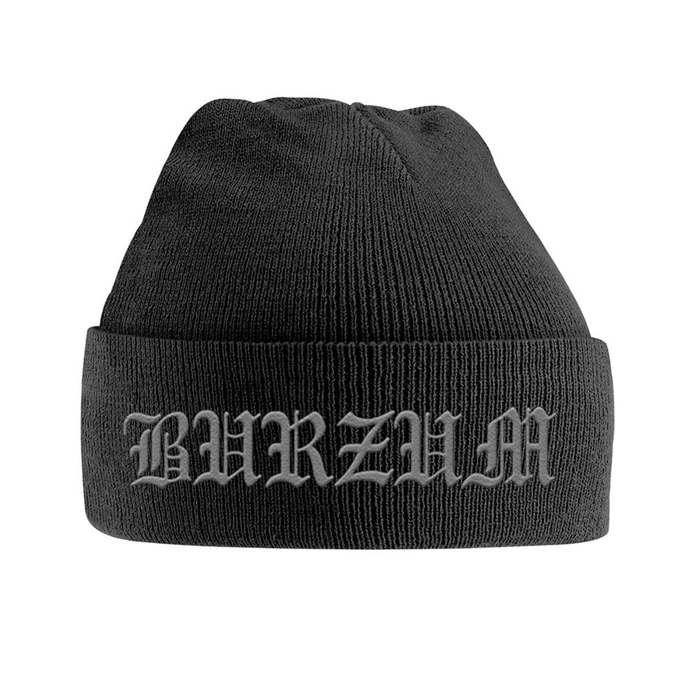 Burzum Logo Beanie Mütze - Offizielle Band Mütze Schwarz