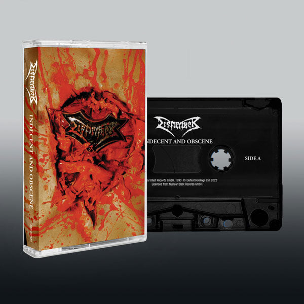 Dismember Indecent & Obscene Music Cassette Cassette Tape