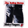 The Rolling Stones Sticky Fingers Embroidered Patch