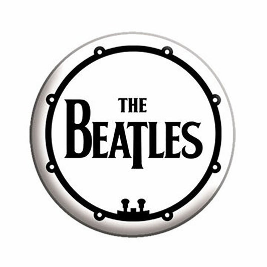 The Beatles Bass Drum Logo Button