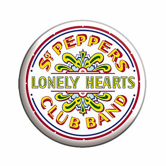 Beatles The Beatles Sgt. Pepper Logo Button