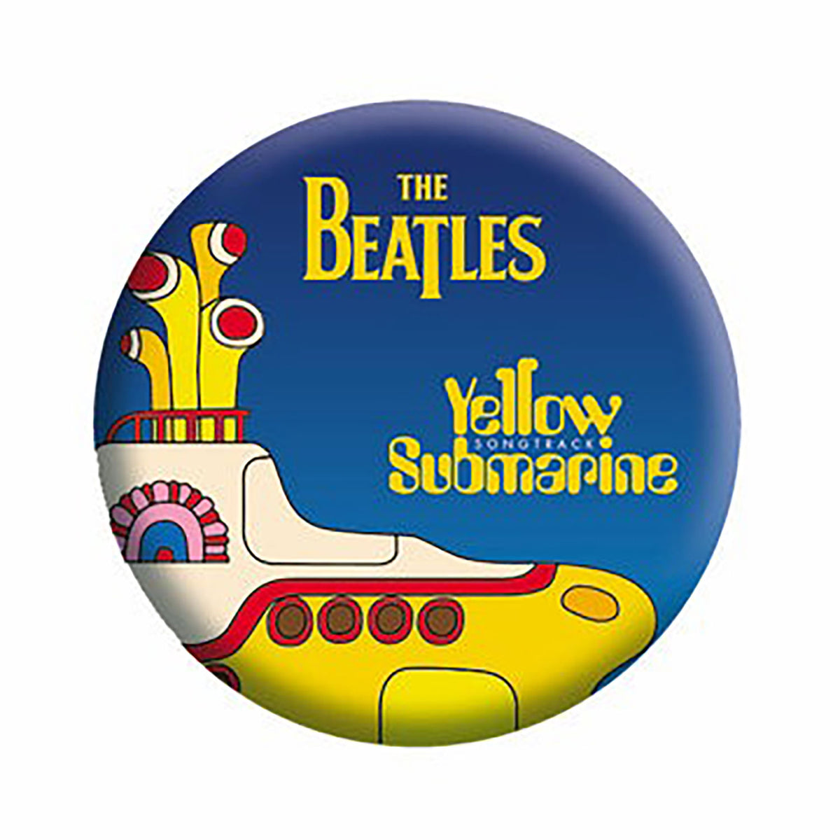 The Beatles Yellow Submarine Songtrack Button Front