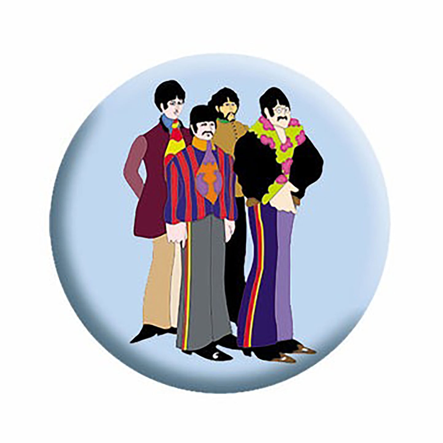 The Beatles Yellow Submarine Group Button