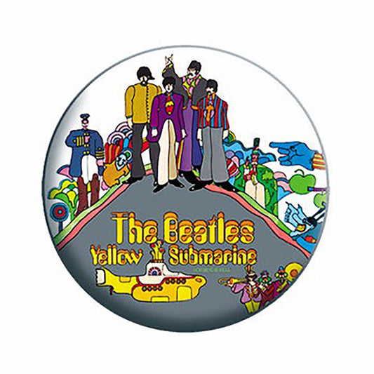 Beatles The Beatles Yellow Submarine Cover Button
