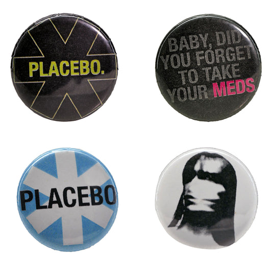 4 Piece Button Pack Collector Items
