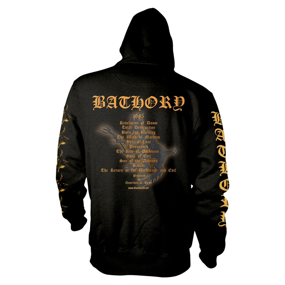 Bathory The Return Zippered Hooded Sweatshirt