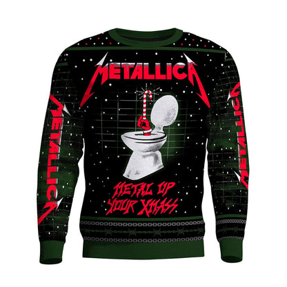 Christmas 2023 Metal Up Your Xmass Sweatshirt