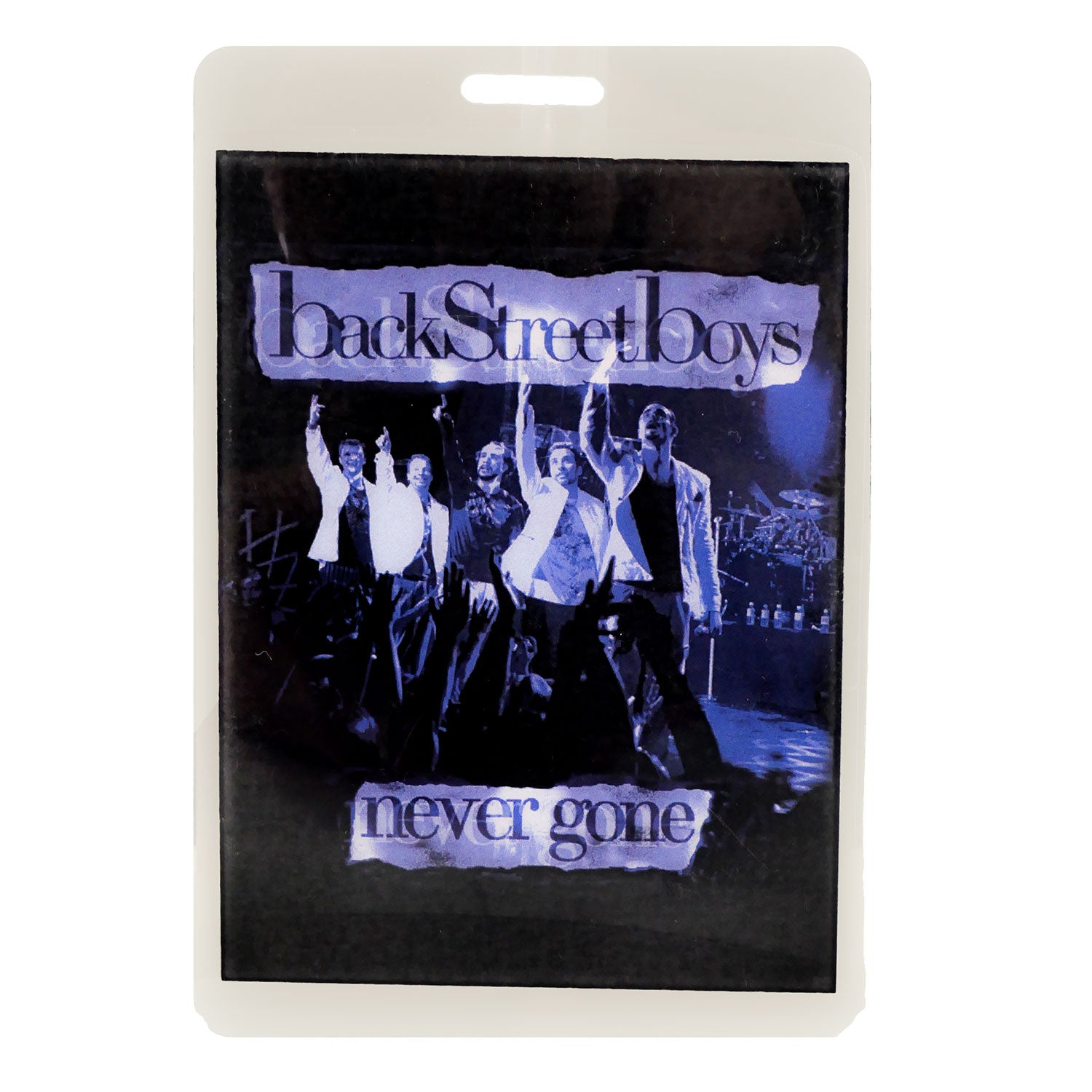 never gone Tour 2005 Laminated Backstage Pass