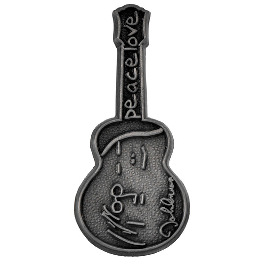 John Lennon Peace & Love Pewter Pin Badge