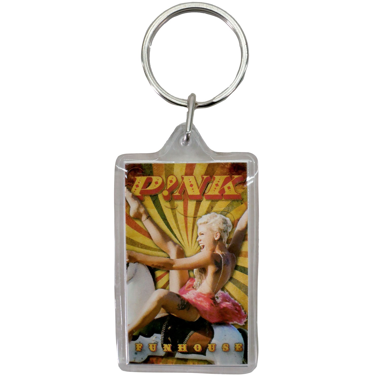 Funhouse Plastic Key Chain