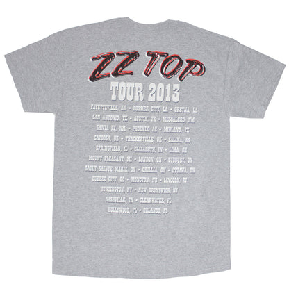 powered by ZZ Top I'm Bad I'm Nationwide Tour 2013 T-shirt