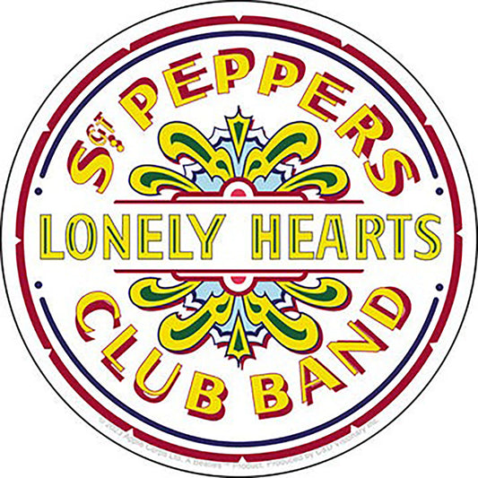Beatles The Beatles Sgt Pepper Logo Sticker