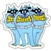 The Beatles Yellow Submarine Dogs Sticker