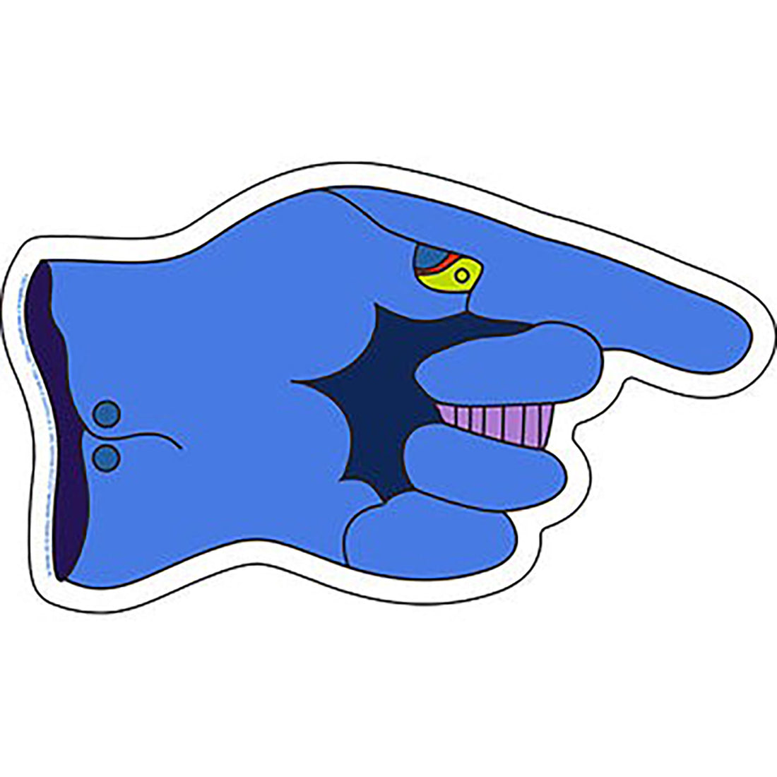 Beatles The Beatles Yellow Submarine Hand Pointing Sticker | Beatles ...