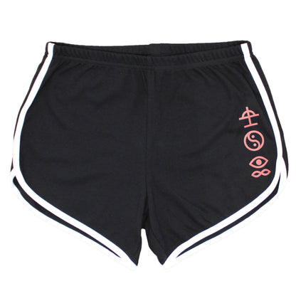 Pink Logo & Symbols (Rockabilia Exclusive) Booty Shorts