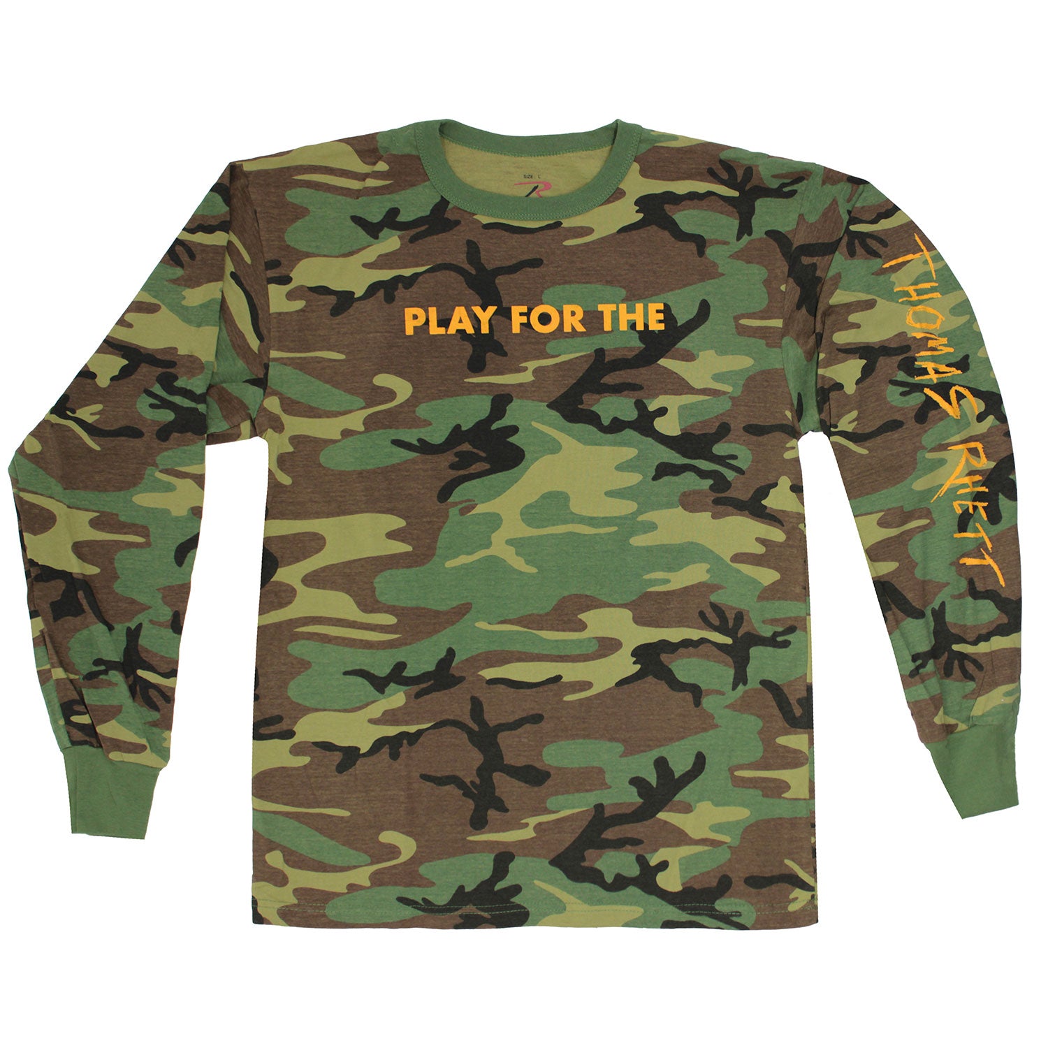 Camouflage Play For The Home Team Long Sleeve