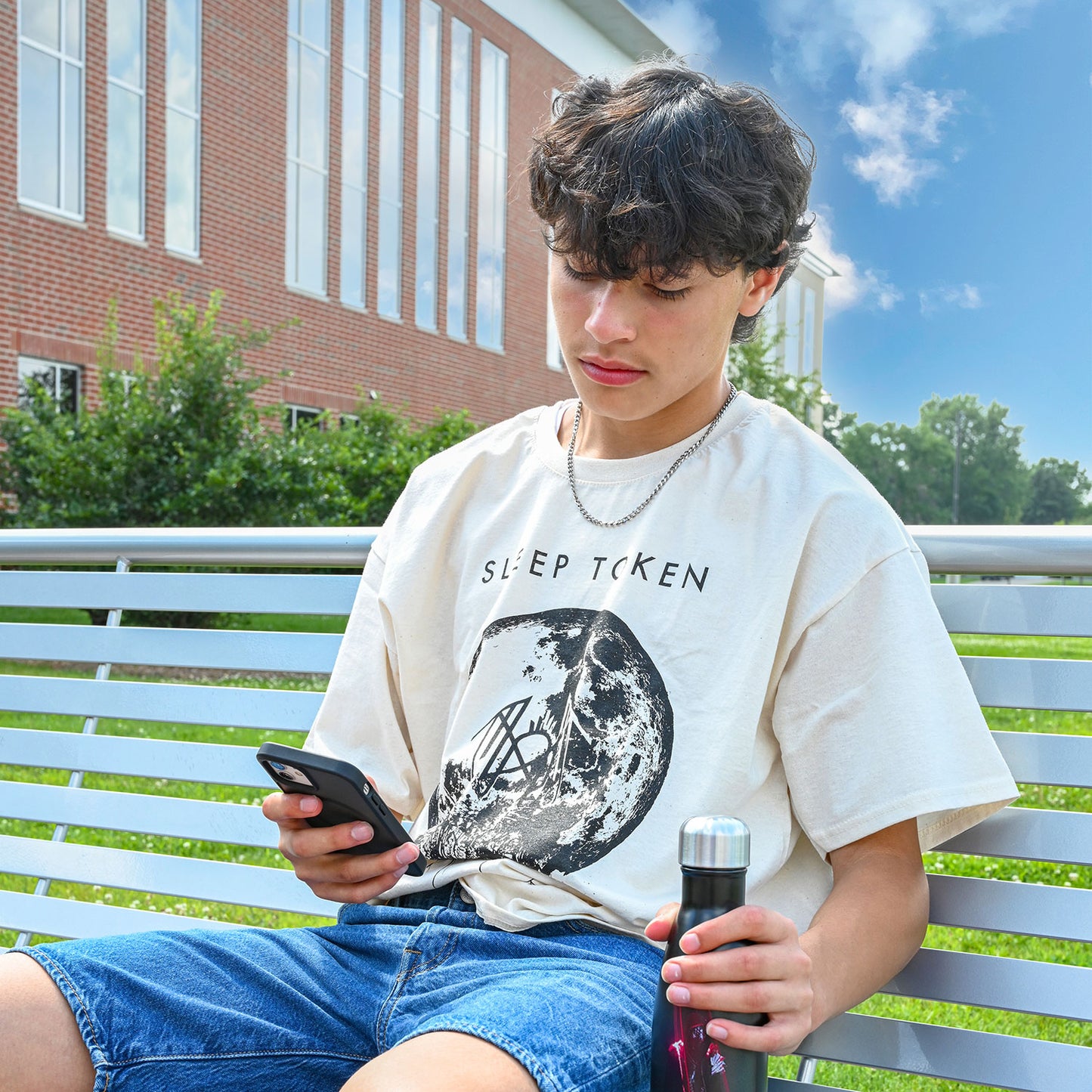 Take Me Back To Eden (Back Print) Slim Fit T-shirt