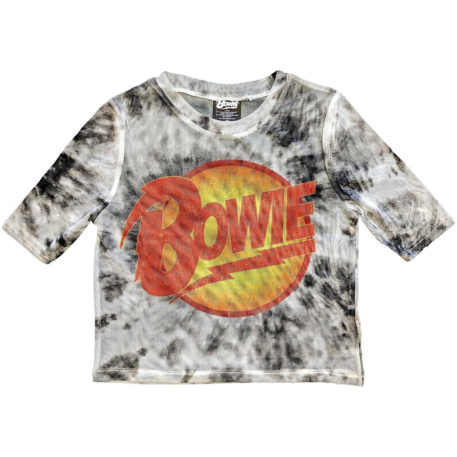 Diamond Dogs Logo Ladies Mesh Crop Top Junior Top