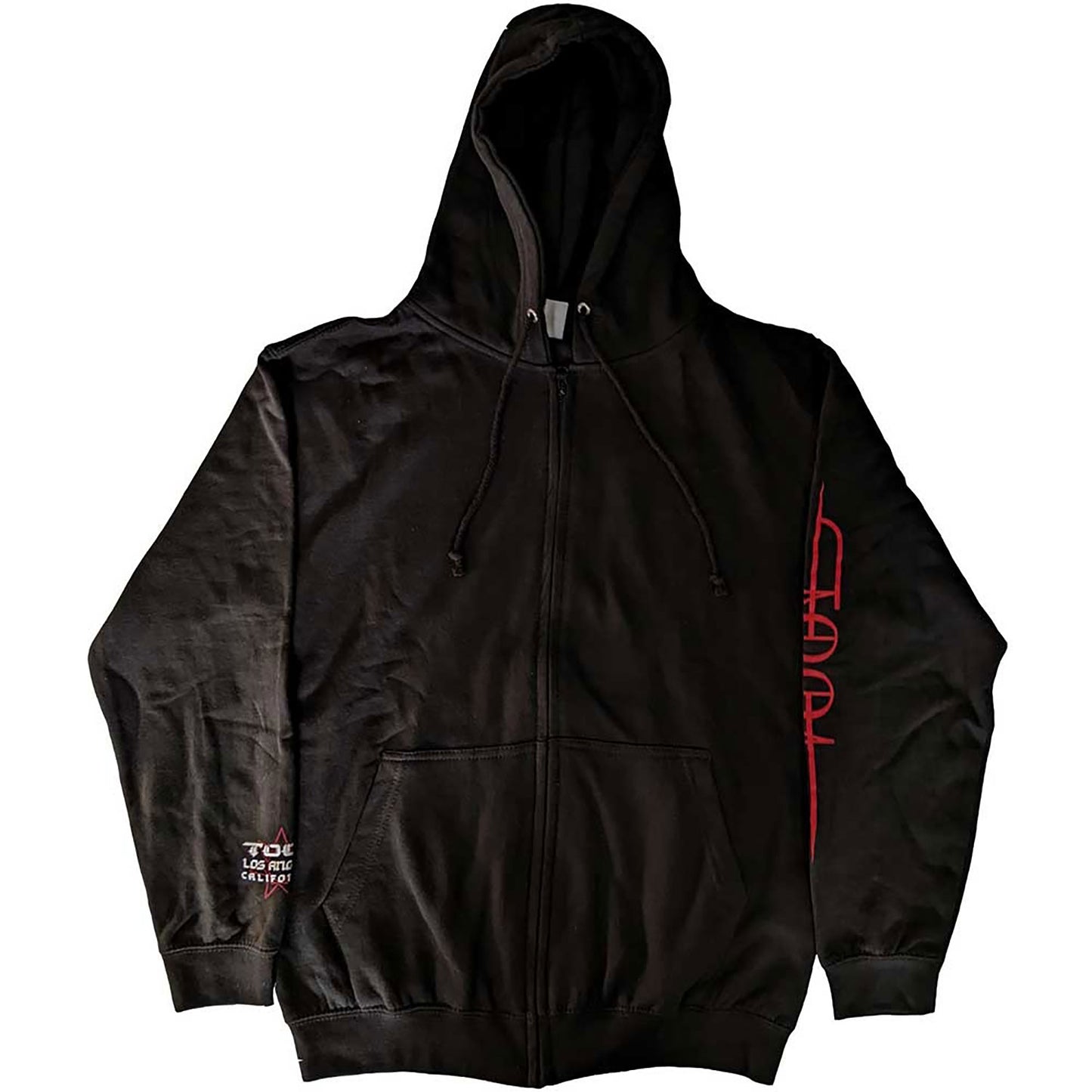 Tool Skeleton Tour 2022 (Back Print) Zippered Hooded Sweatshirt