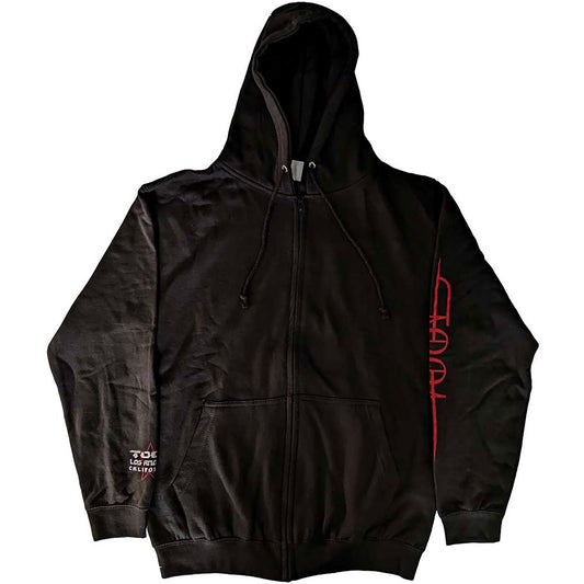Tool Skeleton Tour 2022 (Back Print) Zippered Hooded Sweatshirt