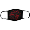 Red British Steel Face Mask