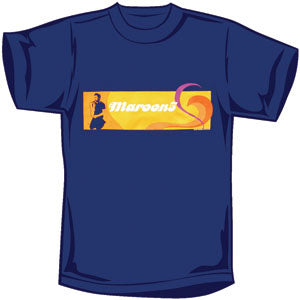 Maroon 5 Retro Singer T-shirt