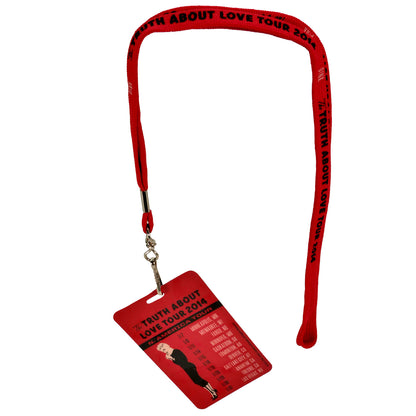 The Truth About Love Tour 2014 N. America Tour Lanyard