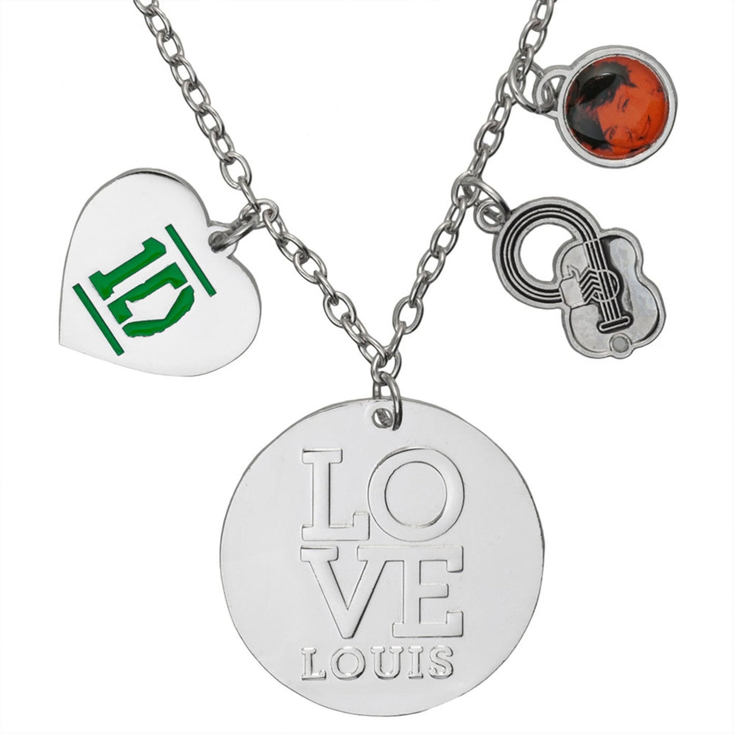 One Direction LOVE Louis Charm Necklace Necklace