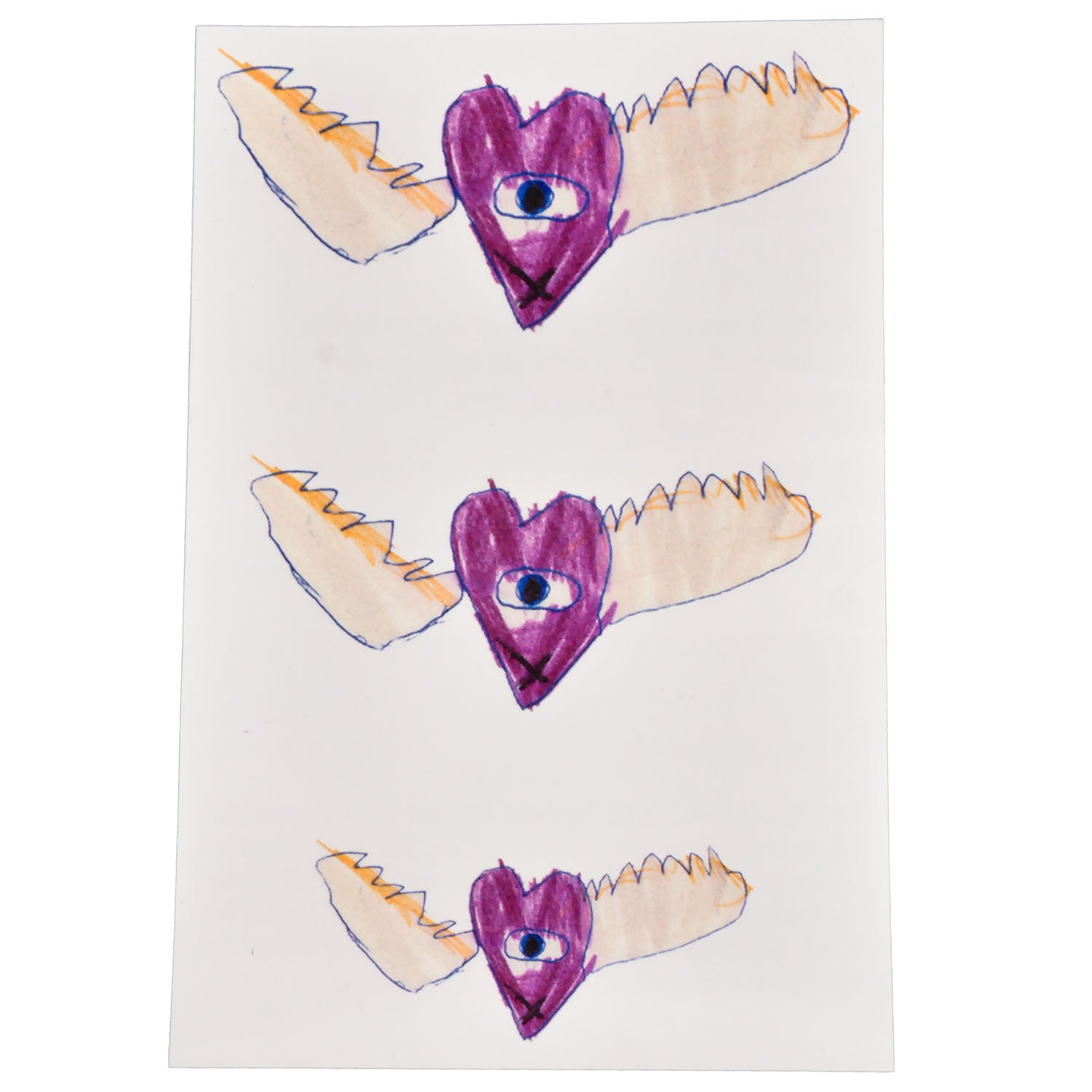 Heart Wings Temporary Tattoos Tattoo