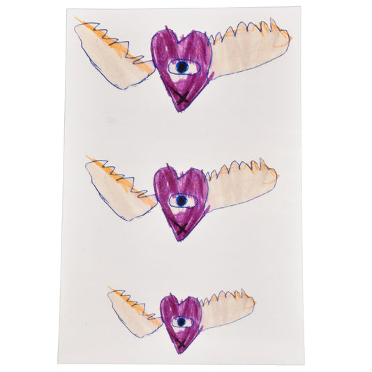 Heart Wings Temporary Tattoos Tattoo