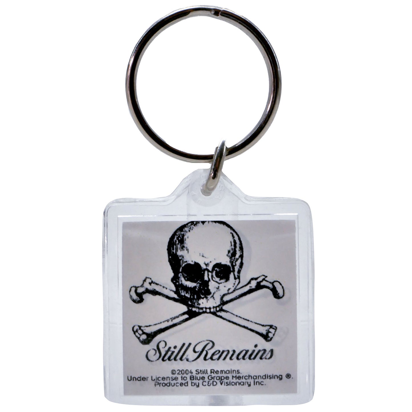 Skull & Crossbones Logo Plastic Key Chain