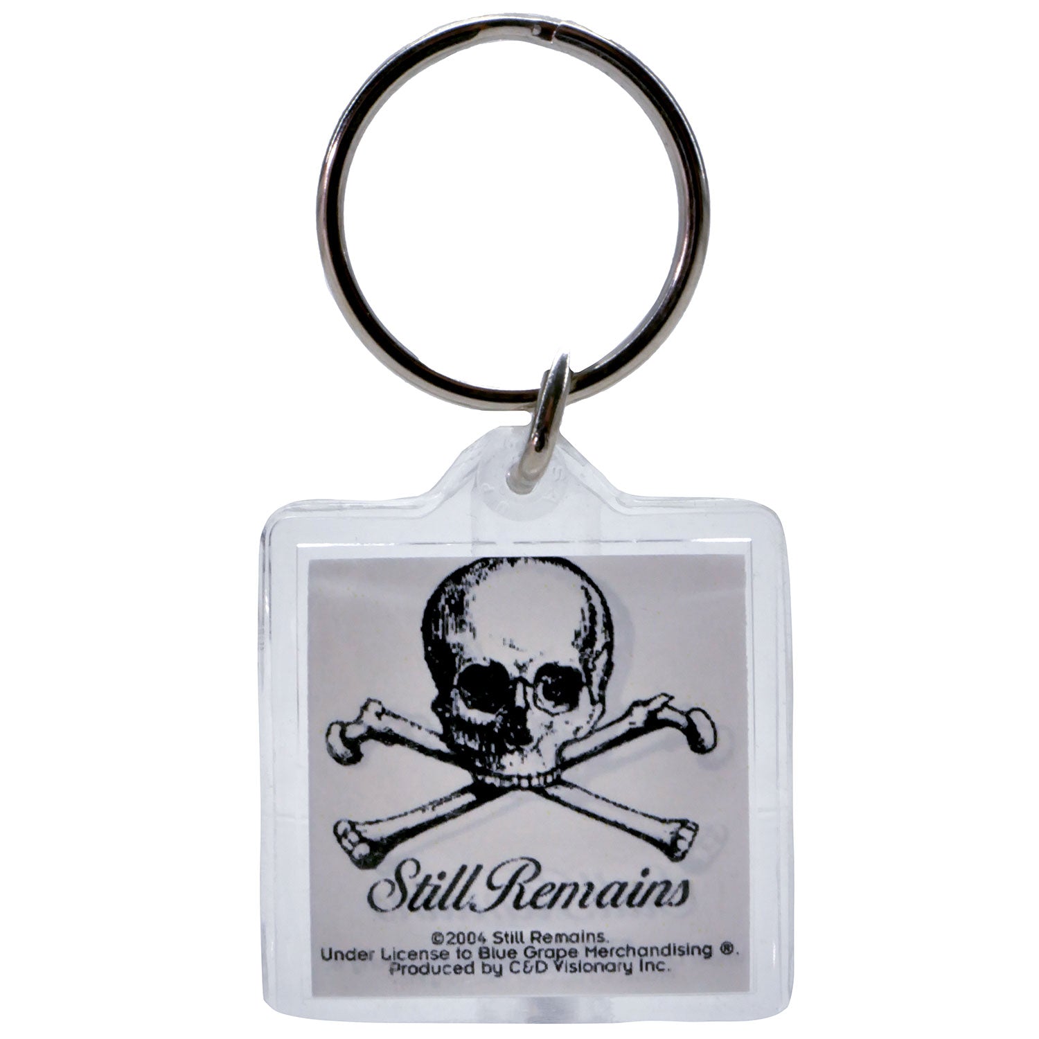 Skull & Crossbones Logo Plastic Key Chain