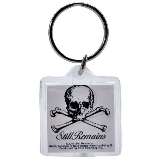 Skull & Crossbones Logo Plastic Key Chain