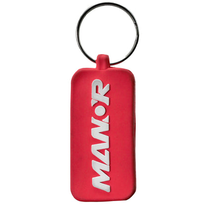 Manor Logo Rubber Keychain Rubber Key Chain