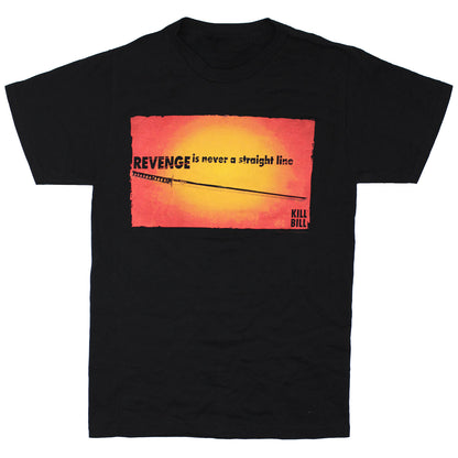 Kill Bill REVENGE is never a straight line T-shirt