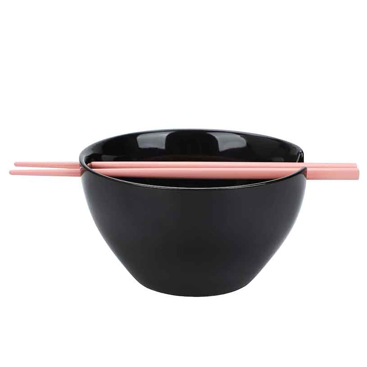 BlackPink 20 oz. Ceramic Ramen Bowl with Chopsticks Kitchenware