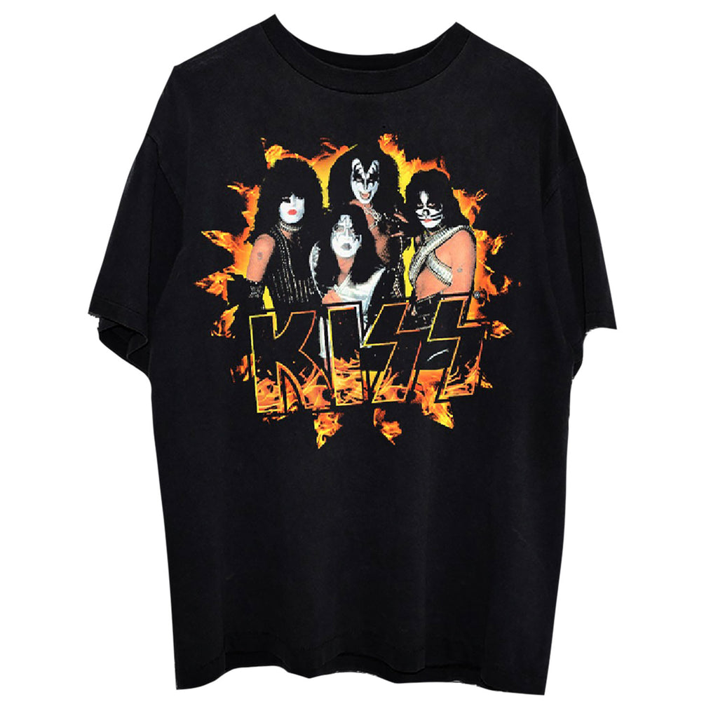 AC/DC Ladies Burnout T-Shirt: Logo (Charcoal Grey AC/DC Ladies Burnout T-Shirt: Logo (Charcoal Grey