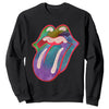 The Rolling Stones Colors Tongue Logo Sweatshirt Sweatshirt