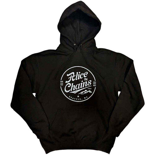 Circle Emblem Hooded Sweatshirt