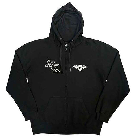 Dead Head Zippered Hooded Sweatshirt