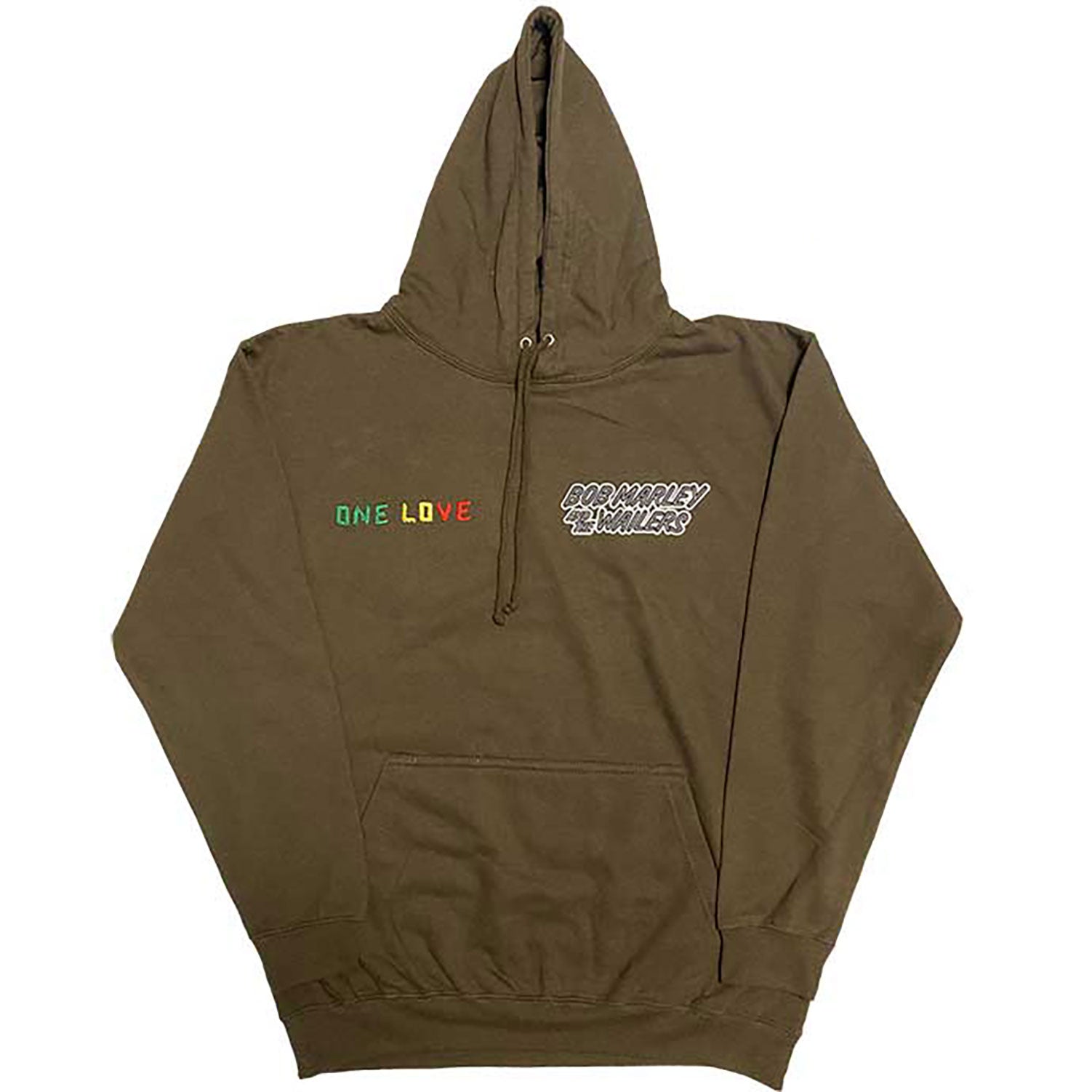 Bob Marley One Love Wailers Mic Photo Hooded Sweatshirt
