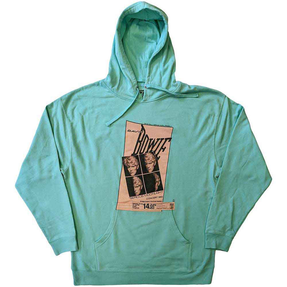David Bowie Concert '83 Hooded Sweatshirt