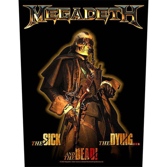 Megadeth The Sick, The Dying And The Dead Back Patch