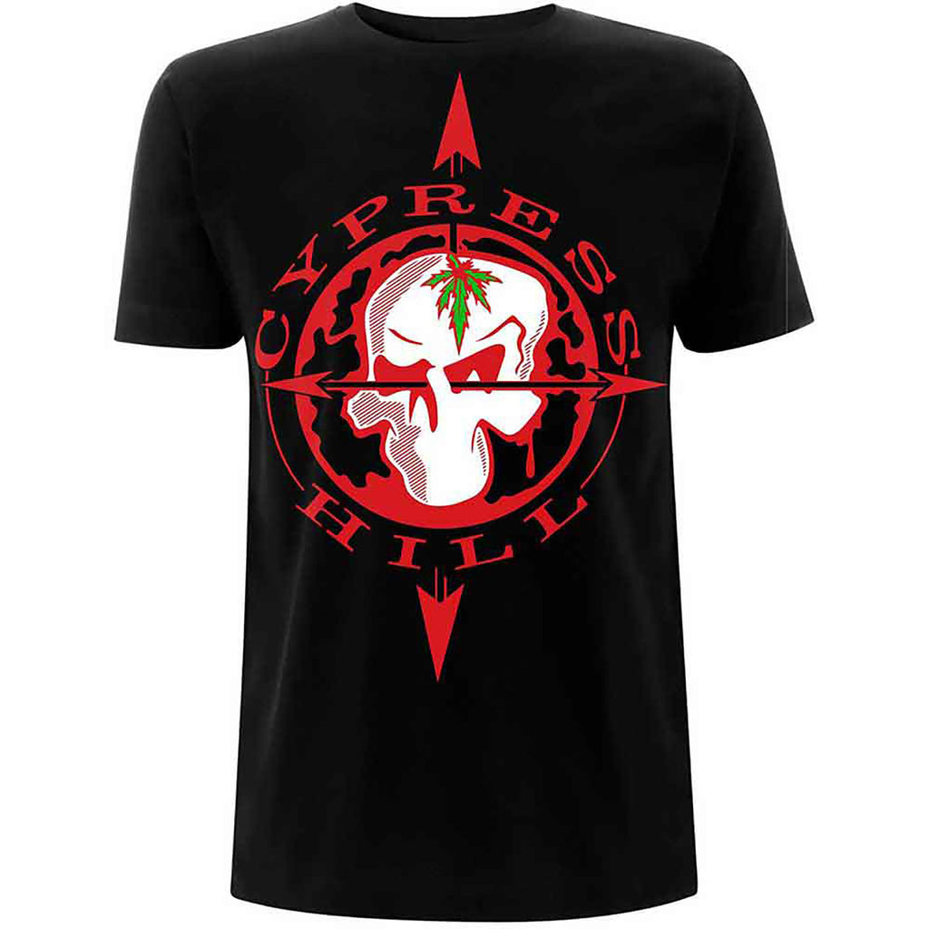 Cypress Hill Skull Compass T-shirt 450169 | Rockabilia Merch Store