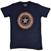 Captain America Embroidered Shield T-shirt