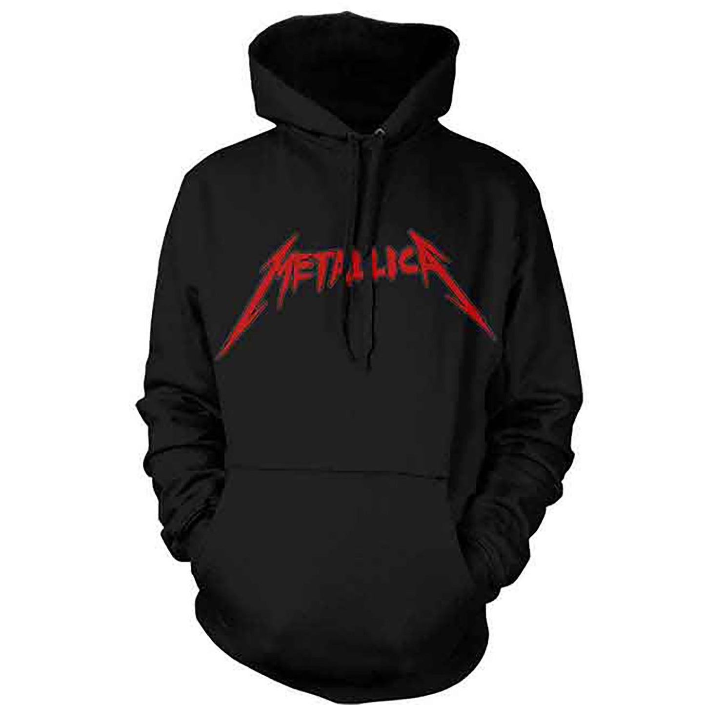 Skull Screaming Red Hooded Sweatshirt