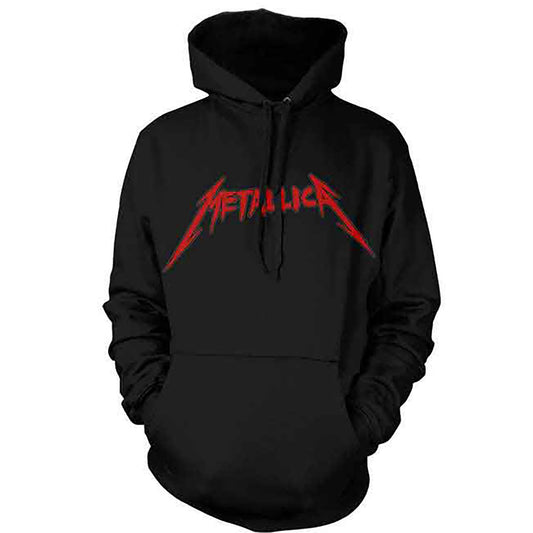 Skull Screaming Red Hooded Sweatshirt