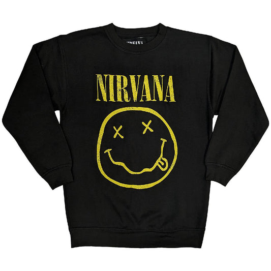 Nirvana Yellow Happy Face Sweatshirt